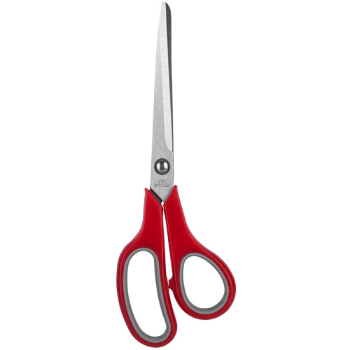 Ножницы DELI "Soft-touch", 230 мм, прорезиненные ручки, ассорти