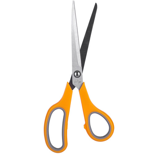 Ножницы DELI "Soft-touch", 230 мм, прорезиненные ручки, ассорти