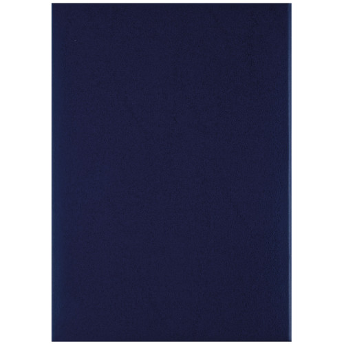 Папка адресная OfficeSpace 220х310, без надписи, бумвинил, синяя