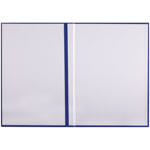 Папка адресная OfficeSpace 220х310, без надписи, бумвинил, синяя