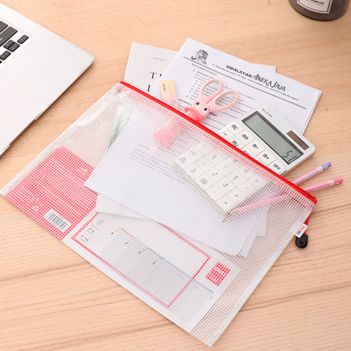 Папка-конверт на молнии DELI "Classic", А4, 0,23 мм, ассорти