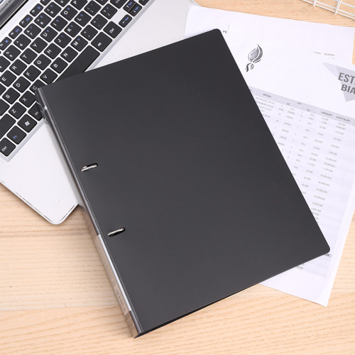 Папка на 2-х кольцах DELI, пластиковая 0,95 мм, корешок 2,8 см, ассорти