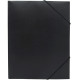 Папка на резинке Silwerhof, А4 пластиковая, 500 мкм, корешок 15 мм., черная
