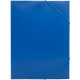 Папка на резинке Silwerhof, А4 пластиковая, 500 мкм, корешок 15 мм., синяя