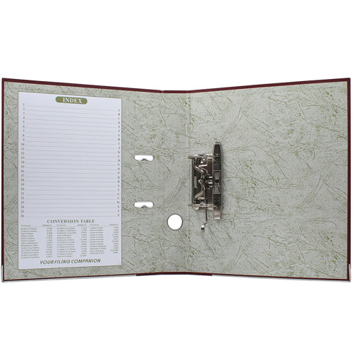 Папка-регистратор KUVERT А4, ширина корешка 50 мм, бордовая