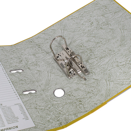 Папка-регистратор KUVERT А4, ширина корешка 72 мм, желтая