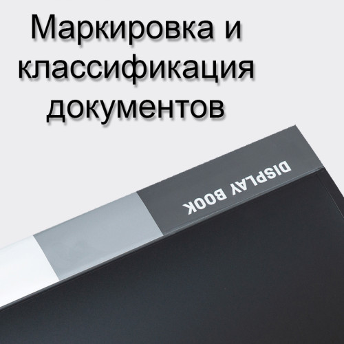 Папка с файлами DELI "Classic" на 20 вкладышей, 0,5 мм, ассорти