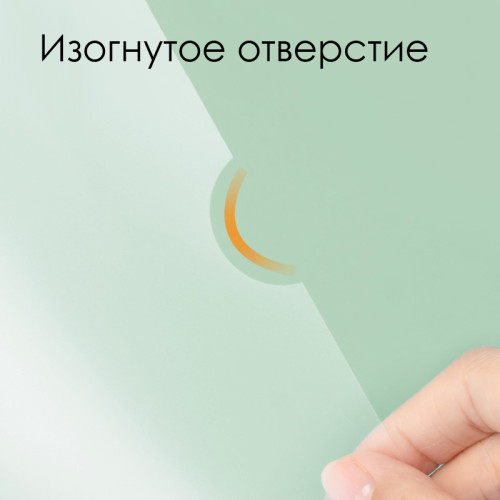 Папка-скрепкошина DELI А4 для сшивания листов, корешок 6 мм, синяя