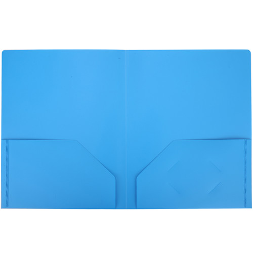 Папка-уголок Deli "RIO", А4, 2 кармана, 400 мкм, ассорти