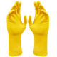 Перчатки резиновые OfficeClean, желтые, размер XL