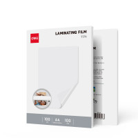 Пленка для ламинирования Deli "T174" А4, 100 мкм, глянец, 100 штук в упаковке