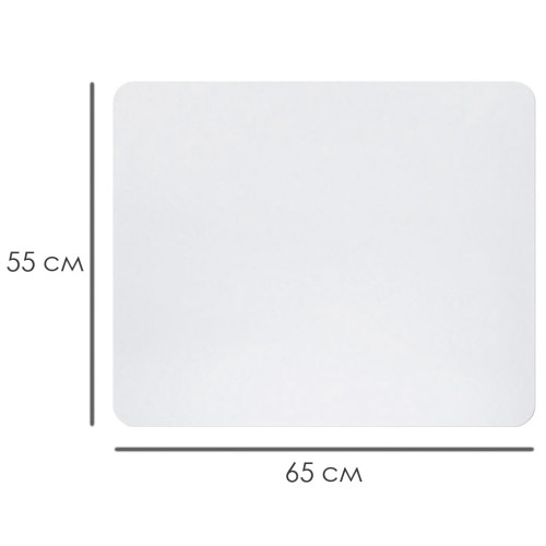 Покрытие настольное OfficeSpace 55 х 65 см, прозрачное матовое