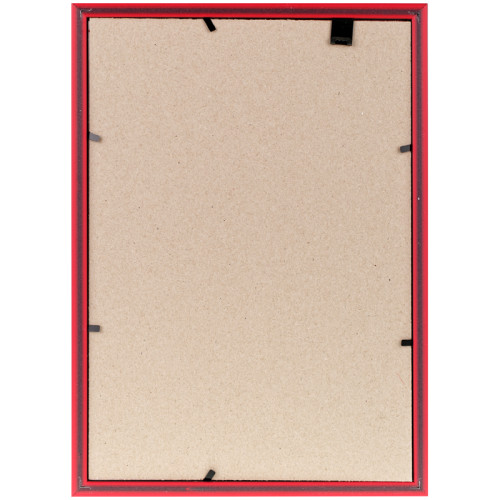 Рамка пластиковая, OfficeSpace, №1, красная, стекло, 21х30 см