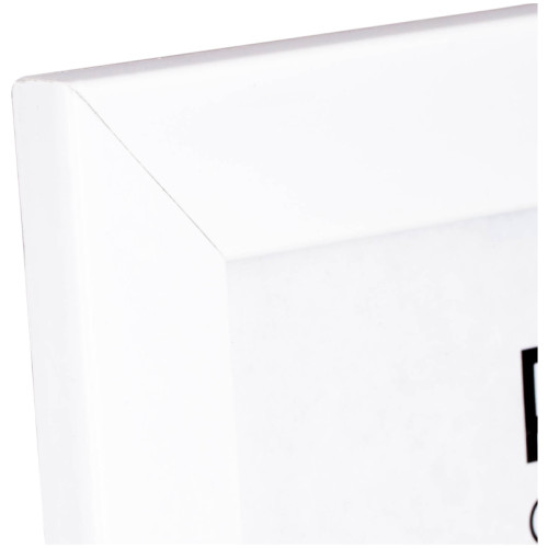 Рамка пластиковая, OfficeSpace, №10, белая, стекло, 21х30 см