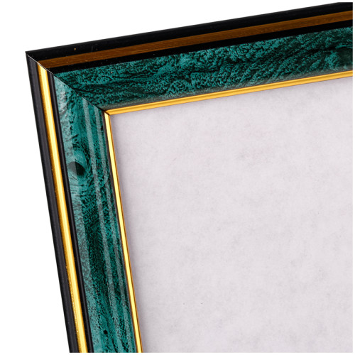 Рамка пластиковая, OfficeSpace, №2, малахит, стекло, 21х30 см