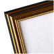 Рамка пластиковая, OfficeSpace, №2, золото, стекло, 21х30 см