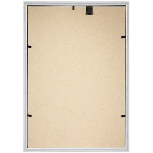 Рамка пластиковая, OfficeSpace, №6/1, белая, стекло, 21х30 см