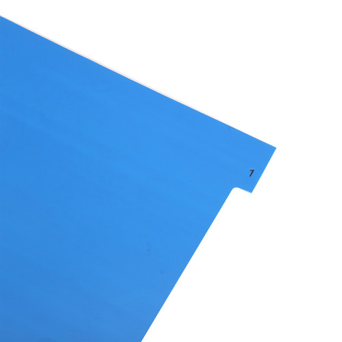 Разделитель пластиковый DELI, А4, 10 листов, цветной