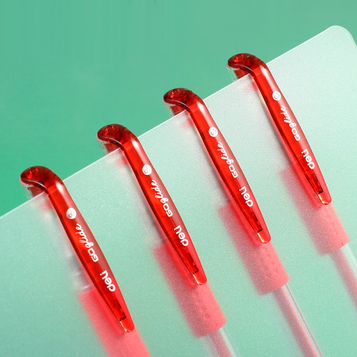 Ручка гелевая DELI "6600" 0,5 мм, красная