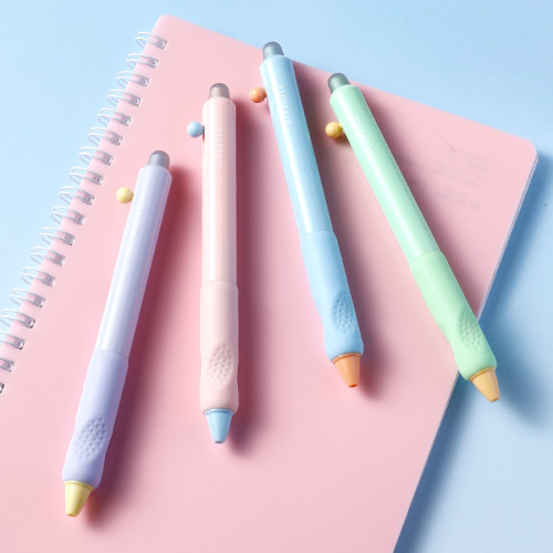 Ручка гелевая DELI "G310" 0,5 мм, синяя, автоматическая, стирающиеся чернила