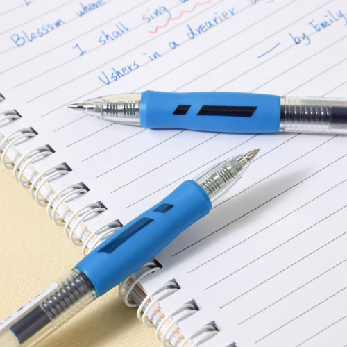 Ручка гелевая DELI "Lineum" 0,5 мм, автоматическая, синяя