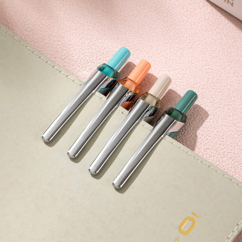 Ручка гелевая DELI "NS666" 0,7 мм, автоматическая, черная