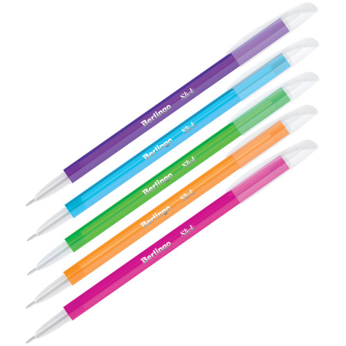 Ручка шариковая BERLINGO "Slick" 0,7 мм, синяя