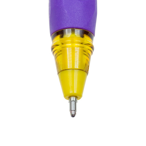 Ручка шариковая BERLINGO "Triangle 110 Color" 0,7 мм, синяя, грип, ассорти