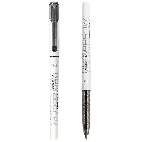 Ручка шариковая DELI "Arrow Q23", 0,7 мм, черная