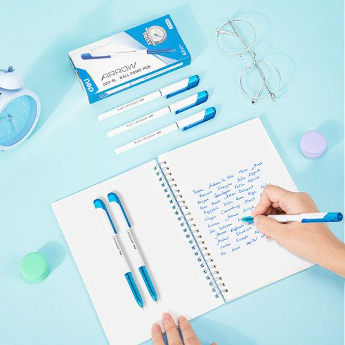 Ручка шариковая DELI "Arrow Q23", 0,7 мм, синяя