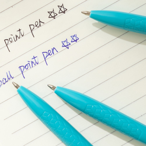 Ручка шариковая DELI "Arrow Q24" автоматическая, 0,7 мм, синяя