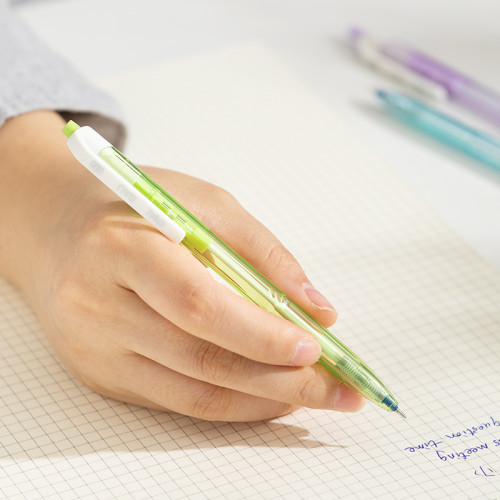 Ручка шариковая DELI "Bali Q02836" автоматическая, 0,7 мм, синяя