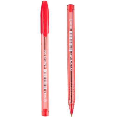 Ручка шариковая DELI "Every Q19", 1 мм, красная