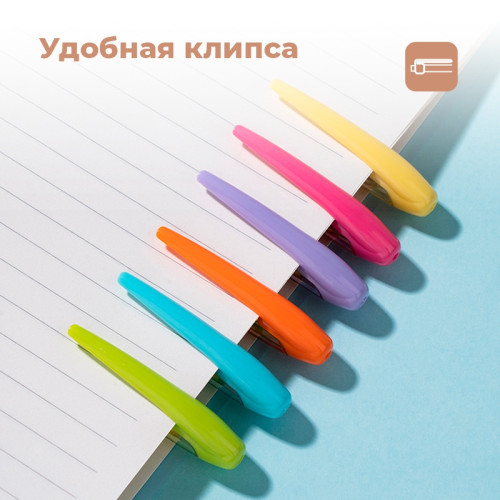 Ручка шариковая DELI "Extra Q40T", 0,7 мм, корпус ассорти, синяя