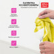 Салфетка из микрофибры OfficeClean "Универсальная", 40х40 см, 1 шт