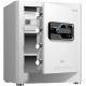 Сейф DELI "AE130" биометрический + электронный замок + ключ, 380х320х450 мм, 21,9 кг, белый