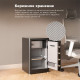 Сейф DELI "AE132" биометрический + электронный замок + ключ, 480х420х800 мм, 44 кг, белый