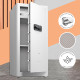 Сейф DELI "AE135" биометрический + электронный замок + ключ, 1200x550х520 мм, 74 кг, белый