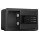 Сейф DELI "AE209" электронный замок + ключ, 310х200х200 мм, 4.7 кг, черный