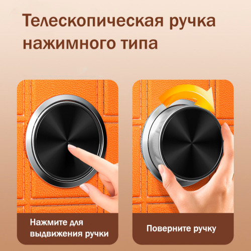 Сейф DELI "AE690-Z" биометрический + электронный замок + ключ, 400х360х470 мм, 38 кг, оранжевый