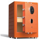 Сейф DELI "AE691-Z" биометрический + электронный замок + ключ, 430х400х600 мм, 52 кг, оранжевый