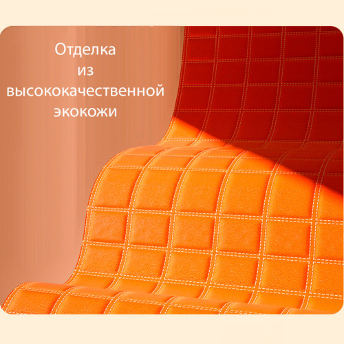 Сейф DELI "AE691-Z" биометрический + электронный замок + ключ, 430х400х600 мм, 52 кг, оранжевый