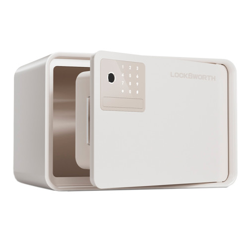 Сейф LockSworth биометрический + электронный замок + ключ, 200х310х200 мм, 4 кг, белый