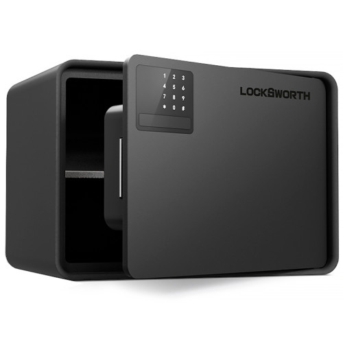 Сейф LockSworth электронный замок + ключ, 250х360х250 мм, 6 кг, черный