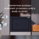 Сейф мебельный DELI "ET560" ключевой замок, 230х170х170 мм, 1,8 кг, черный