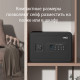 Сейф мебельный DELI "ET591" биометрический + электронный замок+ключ, 350х250х250 мм, 8 кг, черный