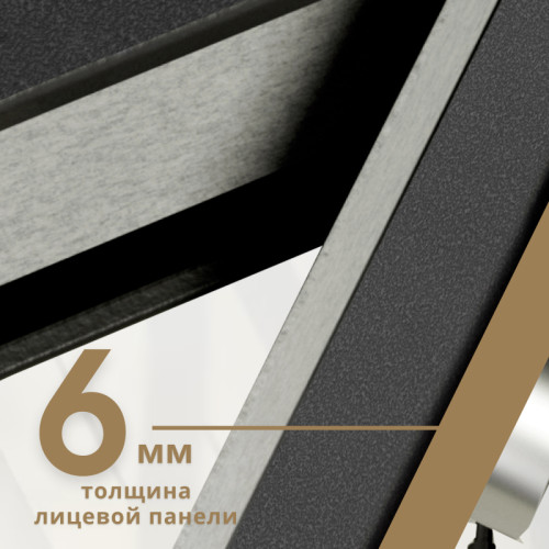 Сейф огнестойкий DELI "ET600" электронный замок + ключ, 360х350х500 мм, 37 кг, серый