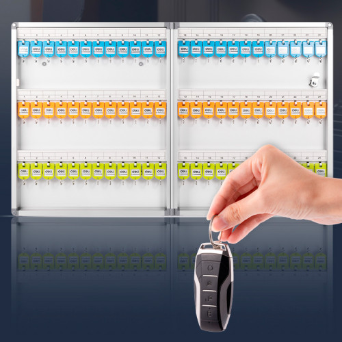 Шкафчик DELI на 72 ключа, 472x390x65 мм, серебристый