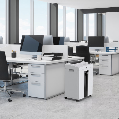 Шредер Deli, 4 уровень секретности (4х25мм), 10 листов, 23 литра