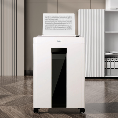 Шредер Deli, 4 уровень секретности (4х30мм), 16 листов, 23 литра